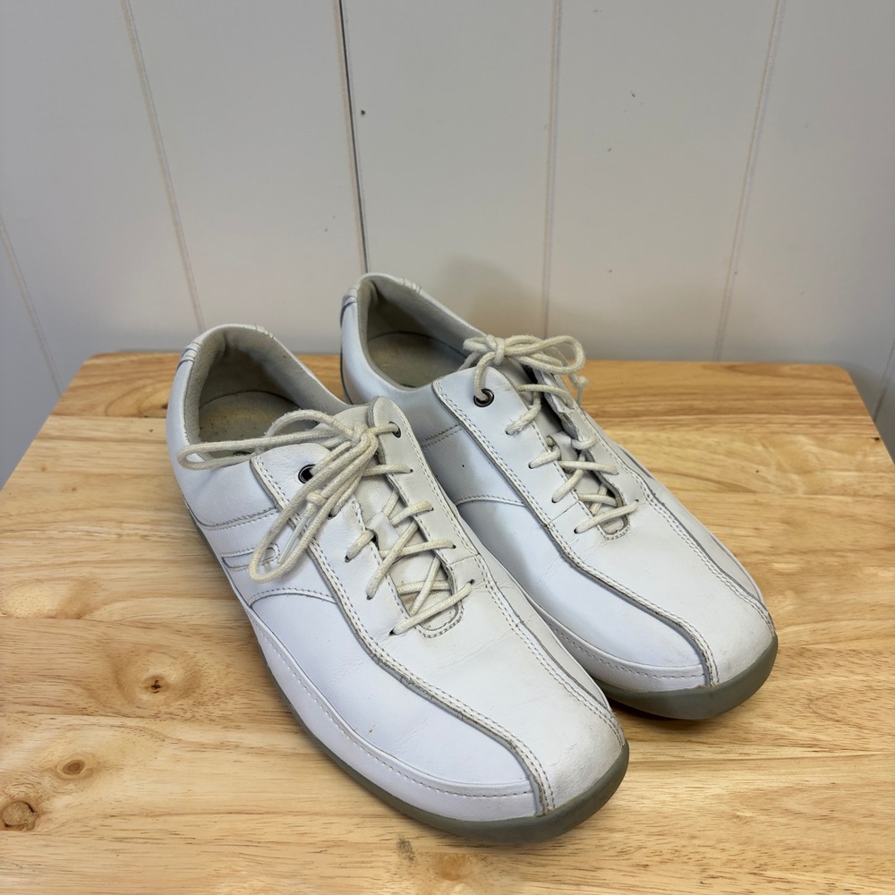 Clarks Comfort Leather Walking Shoes Women Size 10M Minimalist Occupational